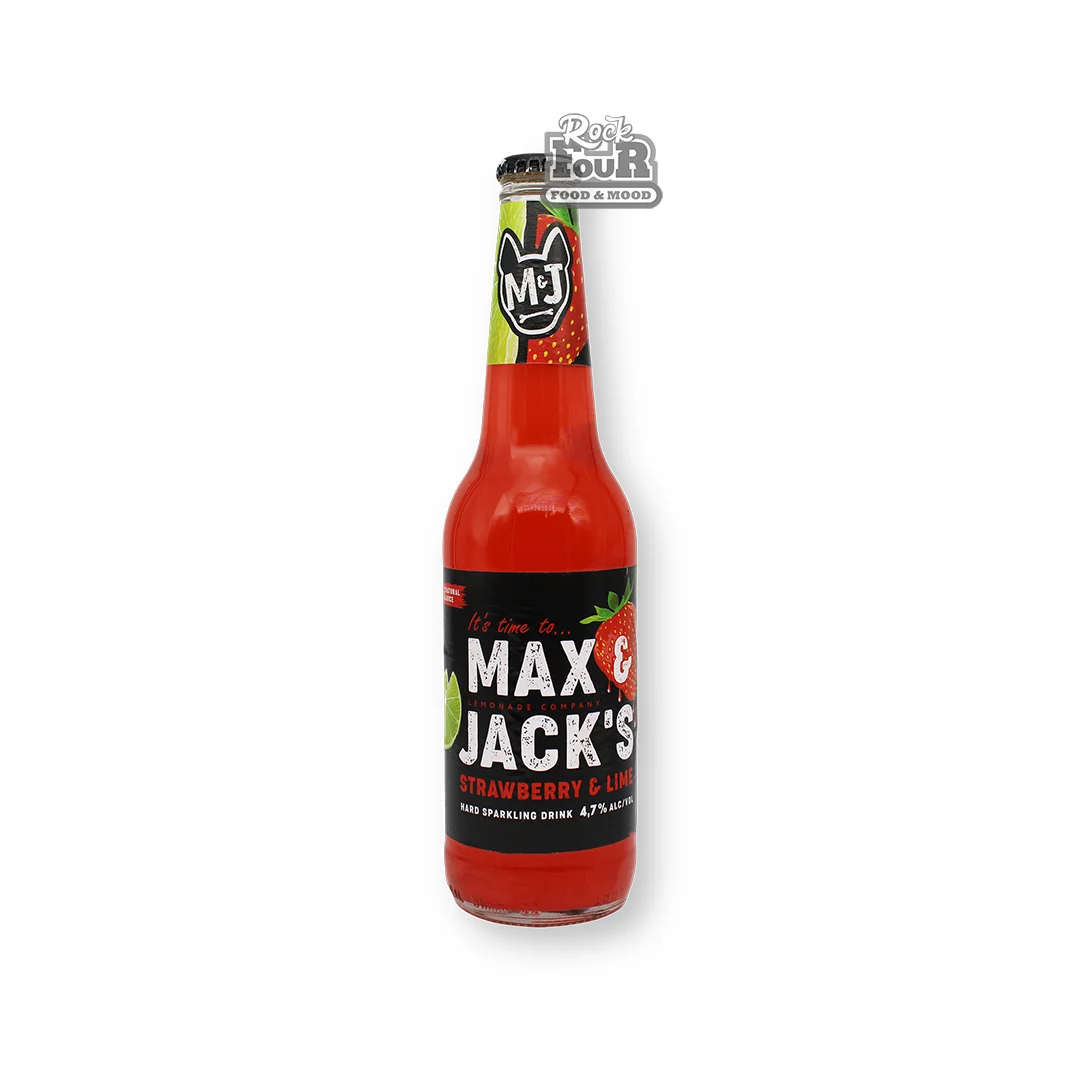 Ըմպելիք գարեջրի հիմքով «Max&Jack's» ելակ-լայմ 400մլ